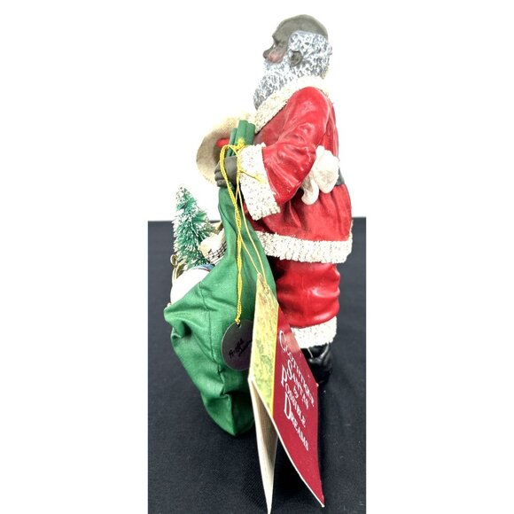 Clothtique Black Santa Possible Dreams Christmas Ornament 7" NWT 1993 - Picture 2 of 9